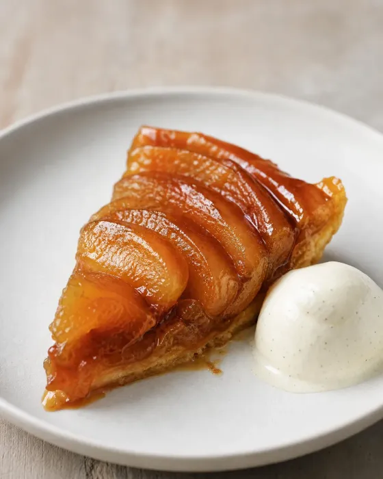 Tarte Tatin, photographie du plat